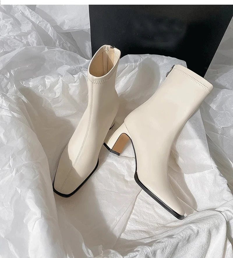 Vintage Warm Cotton Women Ankle Boots