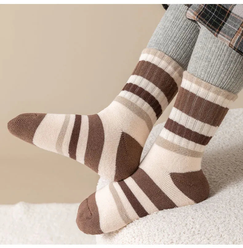 5 Pairs/Lot Children Winter Socks Cotton