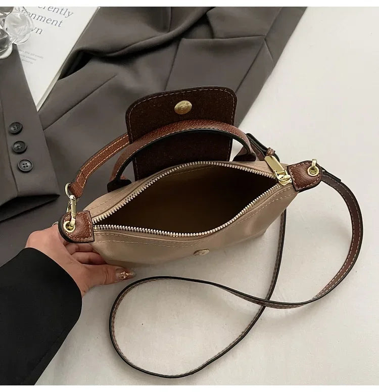 Retro Fashion Nylon Dumpling Bag