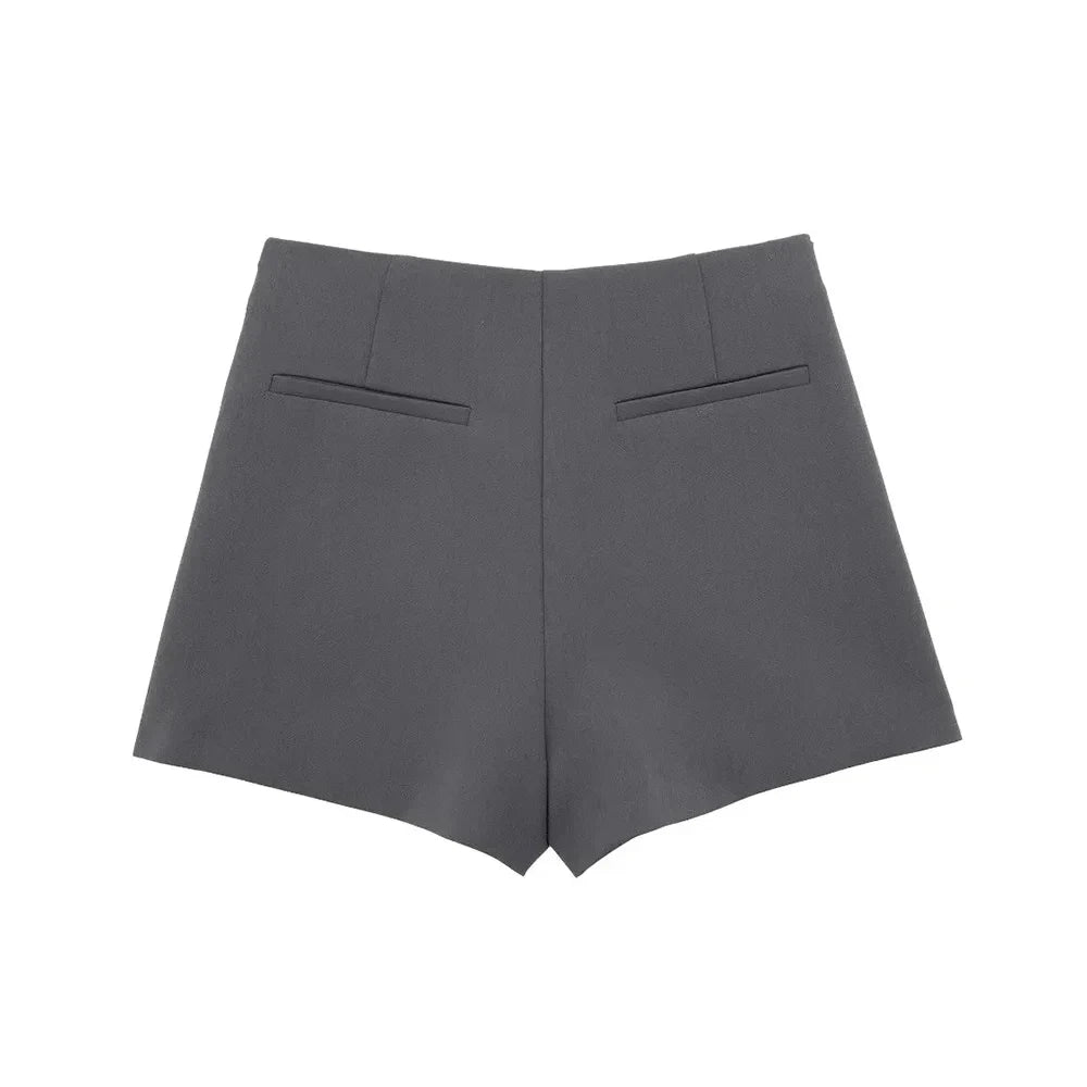 Asymmetric Shorts Skirts
