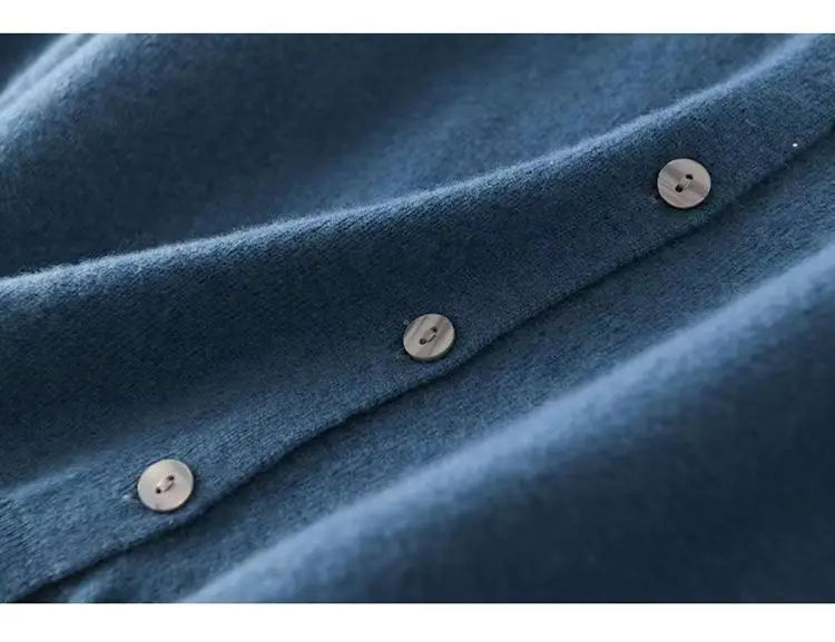 women's Cashmere Sweater O-Collar Long sleeve