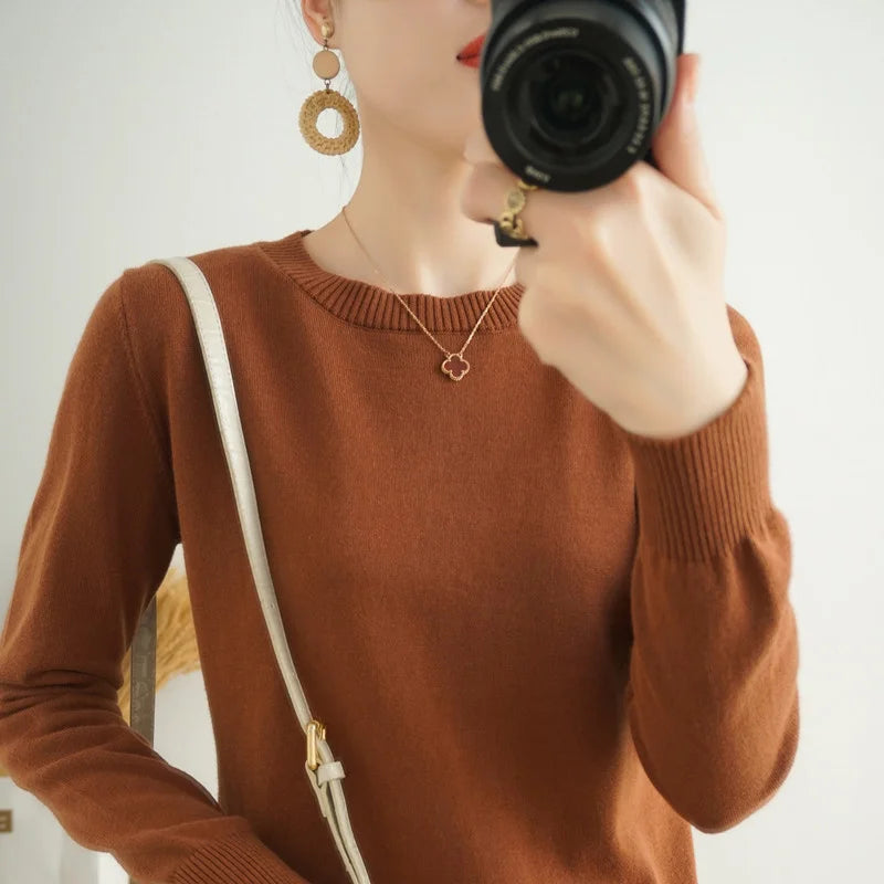 High-quality Cotton Knitted Sweater