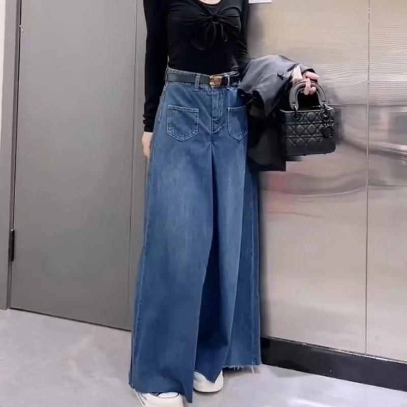 Retro Loose Super Wide-leg Jeans