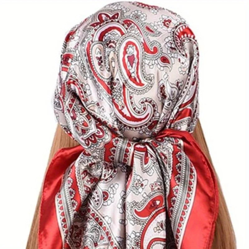 Luxury Silk Shawl Square Scarf