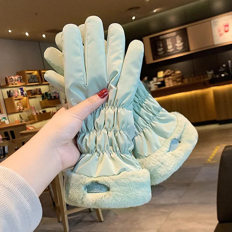 Ski Gloves Women Winter