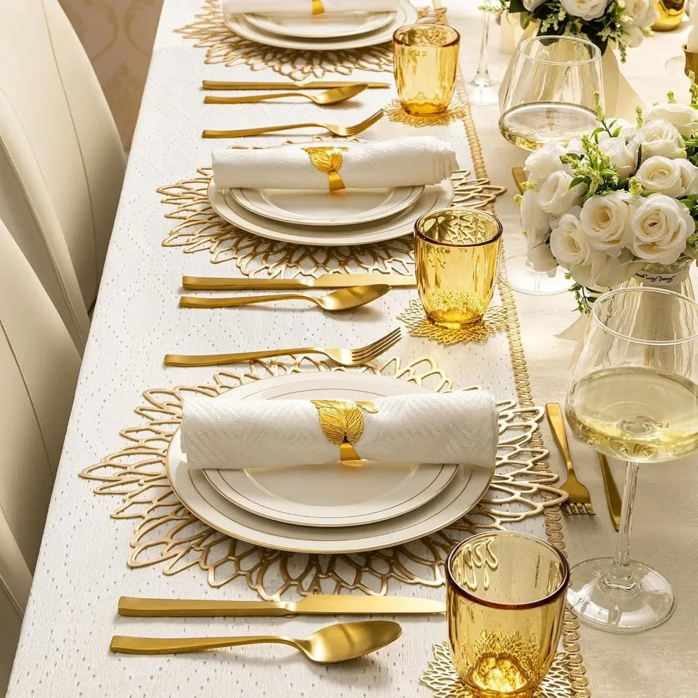 Set of 4 Round Placemats Place Mats