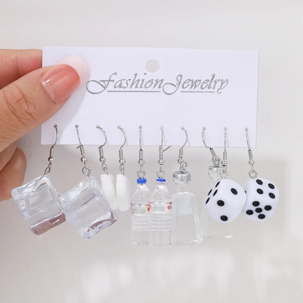 Fashion Sweet Fruit Drink Earrings Set