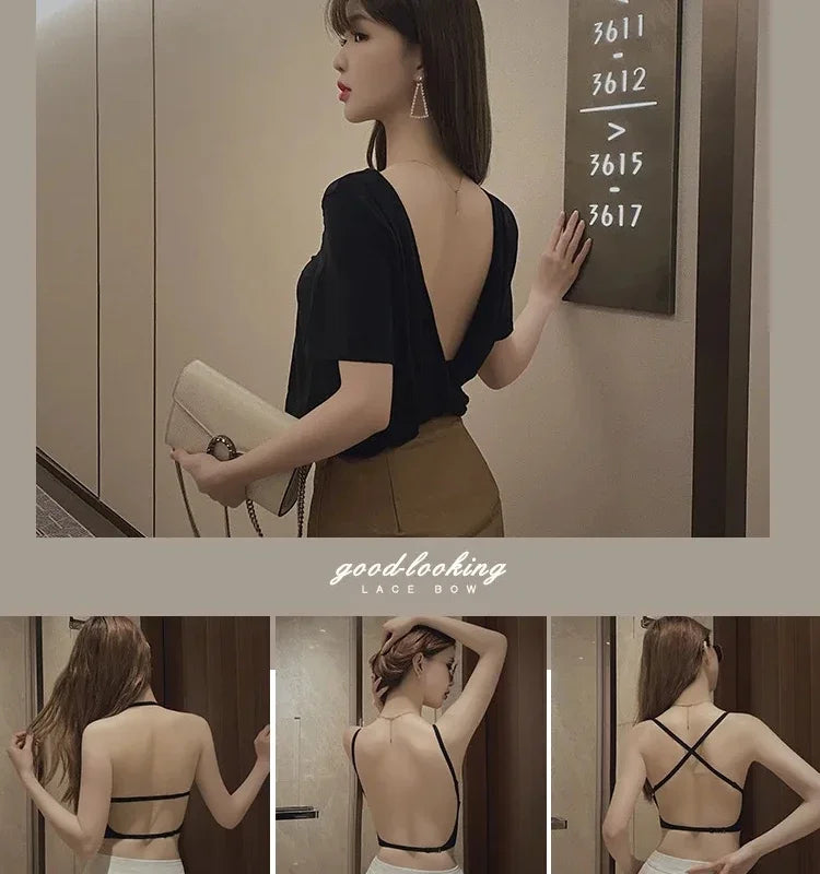 Sexy Large Backless Bra for Women