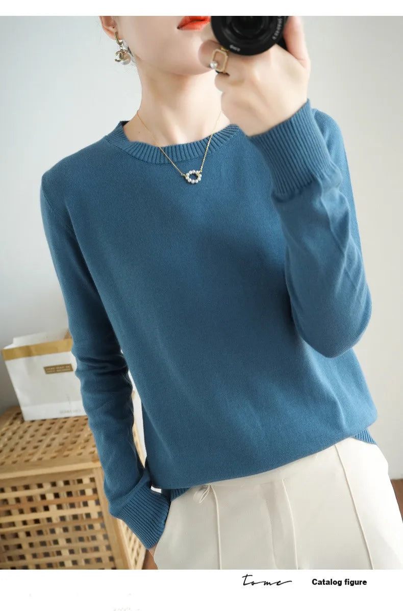 High-quality Cotton Knitted Sweater