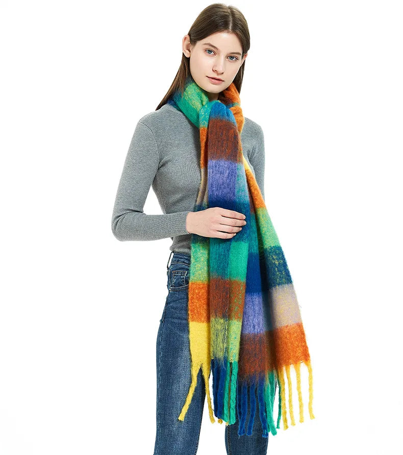 Thick Warm Scarf Women Cashmere