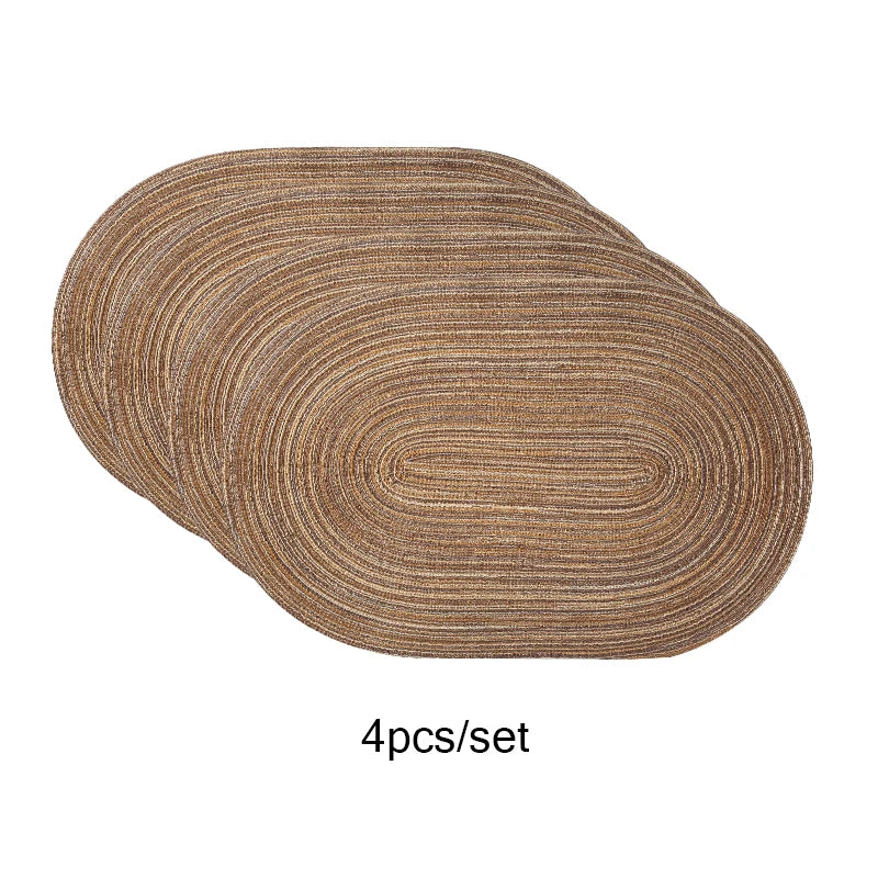 Placemats Set of 4,Heat resistant pad,Place Mat Washable Table Mats