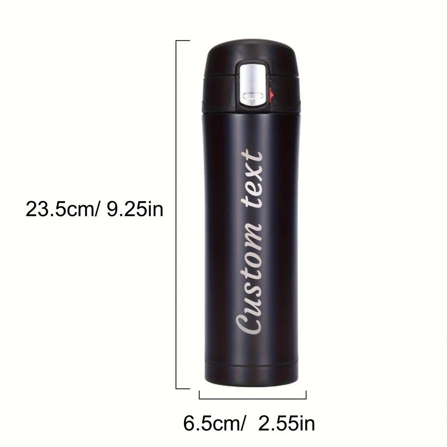 Personalized Laser Engraved Name Insulated Bottle with Lock