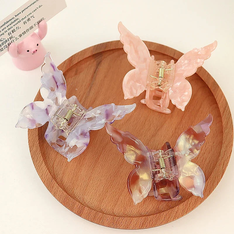 Retro Butterfly Hair Clips Back Of The Head Hair Claws
