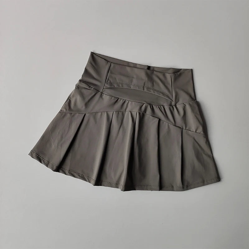 High Waisted Sports Short Skirt