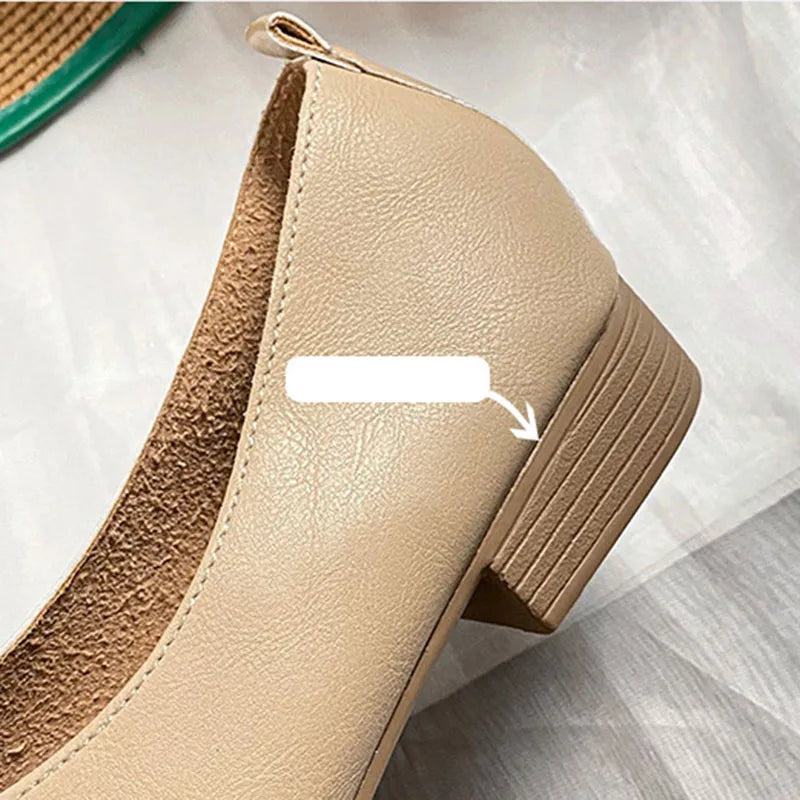 Woman Elegant Summer French Square Toe
