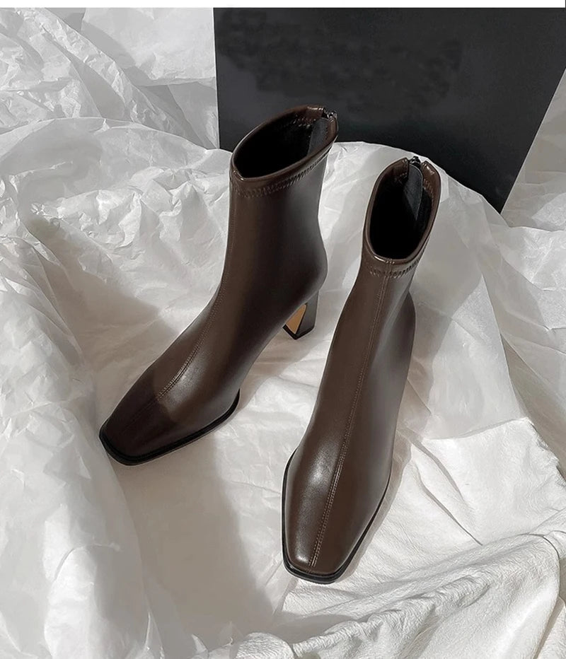 Vintage Warm Cotton Women Ankle Boots