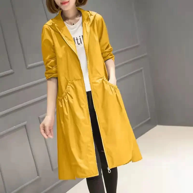 Korean Fashion Coats Thin and Light Windbreaker Women's Clothing