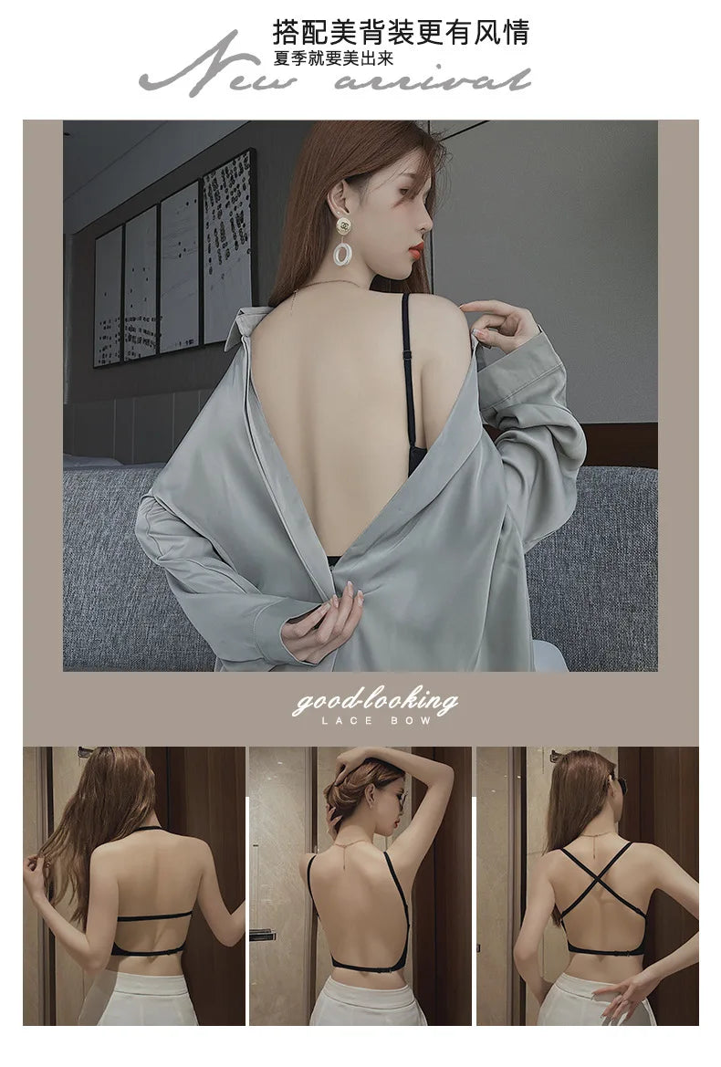 Sexy Large Backless Bra for Women
