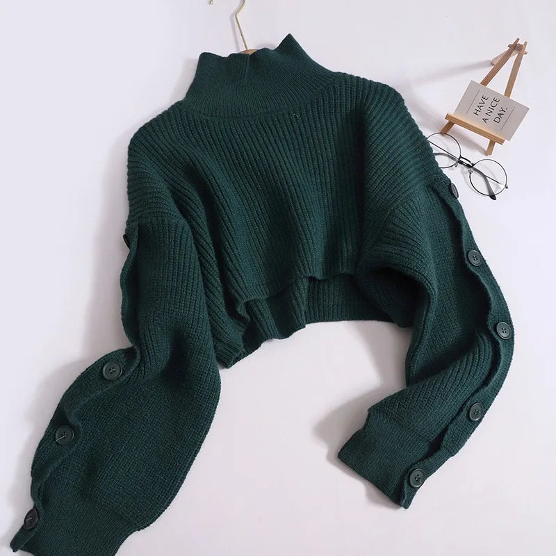 Cropped Sweater Top