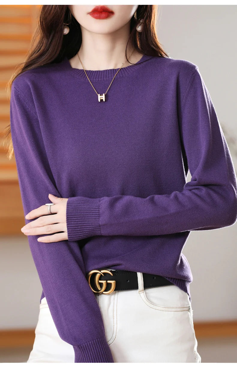 High-quality Cotton Knitted Sweater