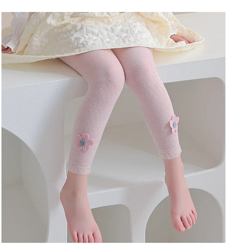 Girls Leggings Kids Hollow Out