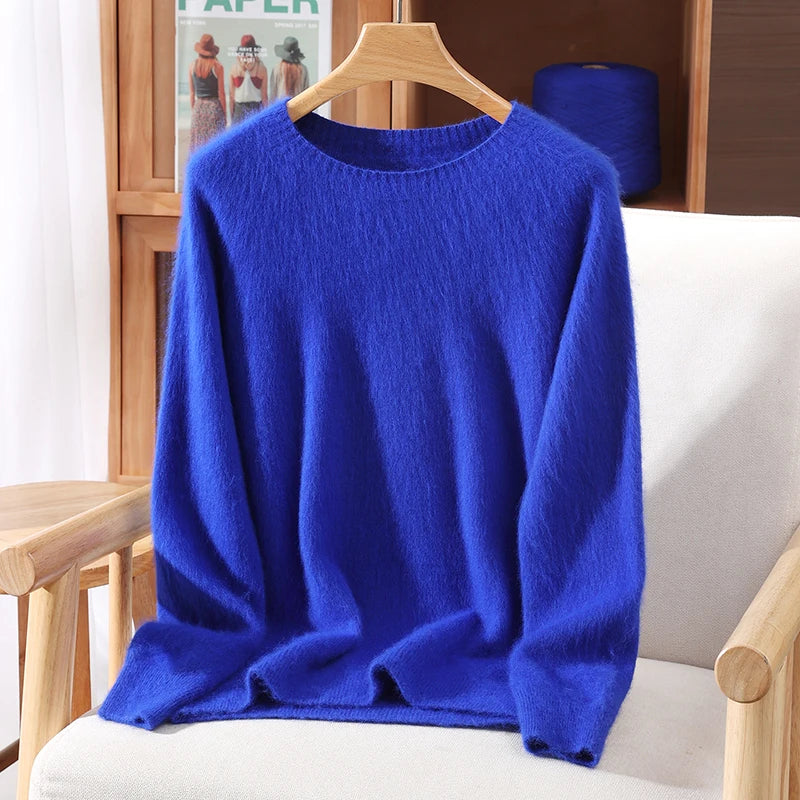 100% Mink Cashmere Pullover