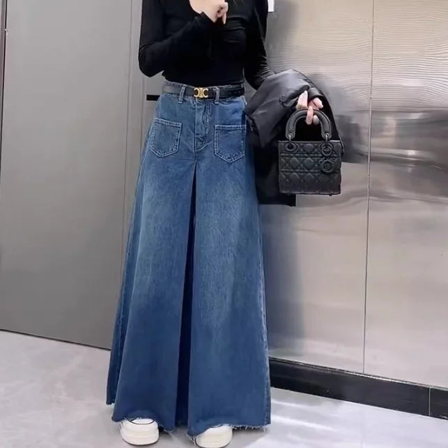Retro Loose Super Wide-leg Jeans