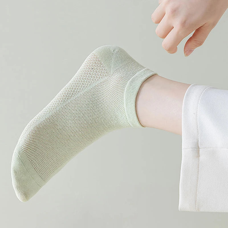 12 Pairs New Woman Cotton Socks Short Thin