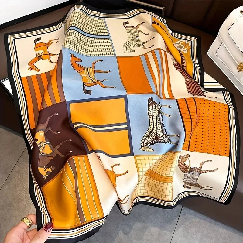 Luxury Silk Shawl Square Scarf