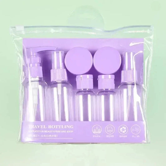 7PCS Travel Bottle Bag Wash Set