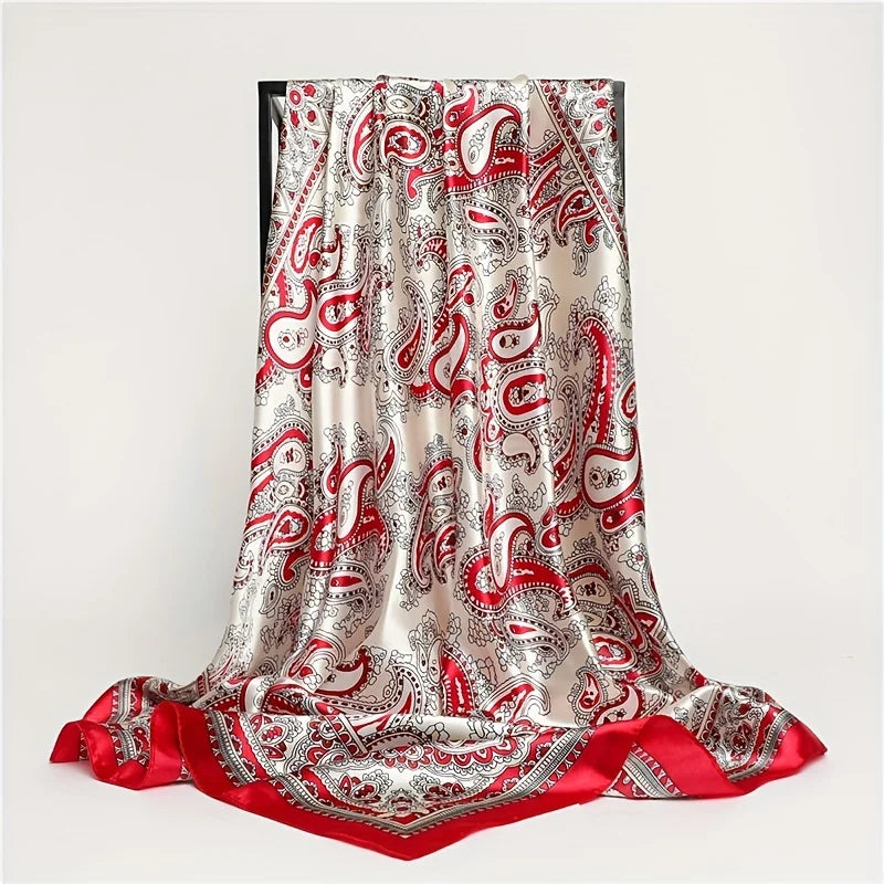 Luxury Silk Shawl Square Scarf