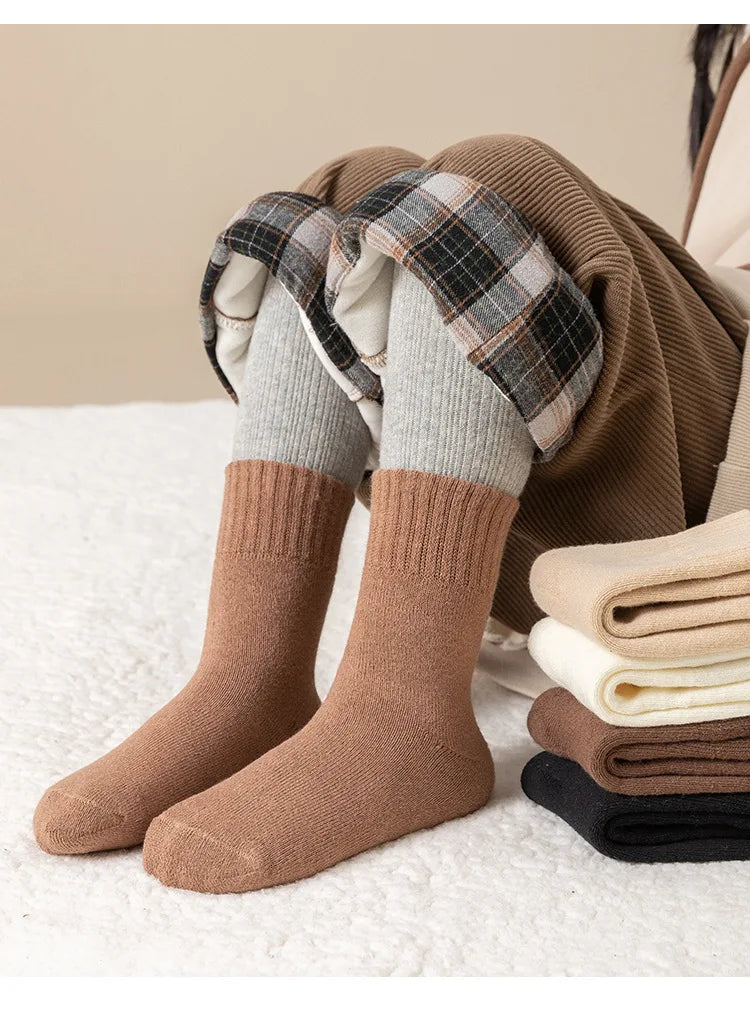 5 Pairs/Lot Children Winter Socks Cotton