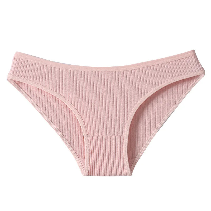 7Pcs Women's Panties Striped Briefs
