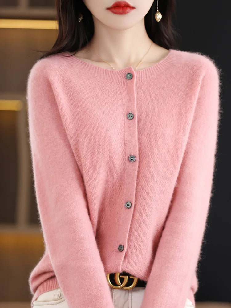 Women Cashmere Sweater 100% Merino Wool