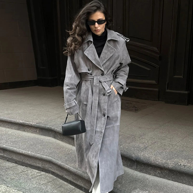 Vintage Suede Long Jackets