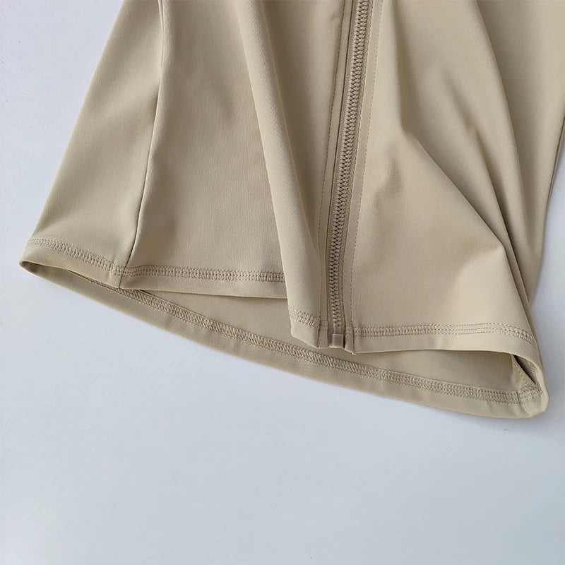 Yoga Suit Women's High-end Standing Collar