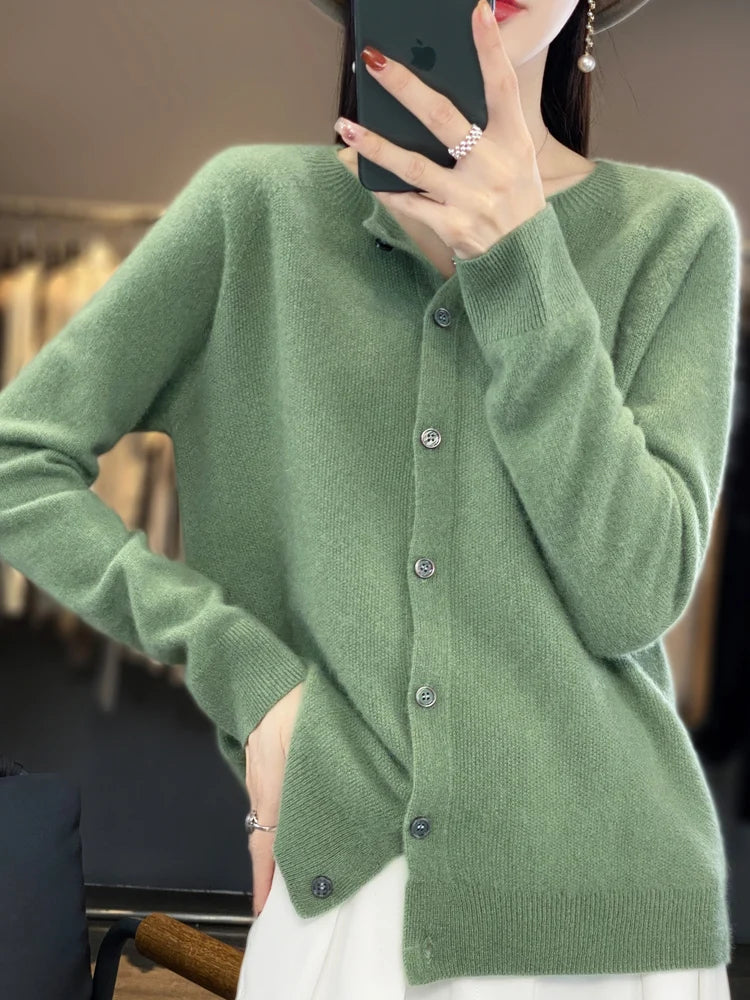 Women Cashmere Sweater 100% Merino Wool