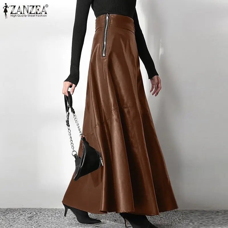 Solid Mujer Faldas