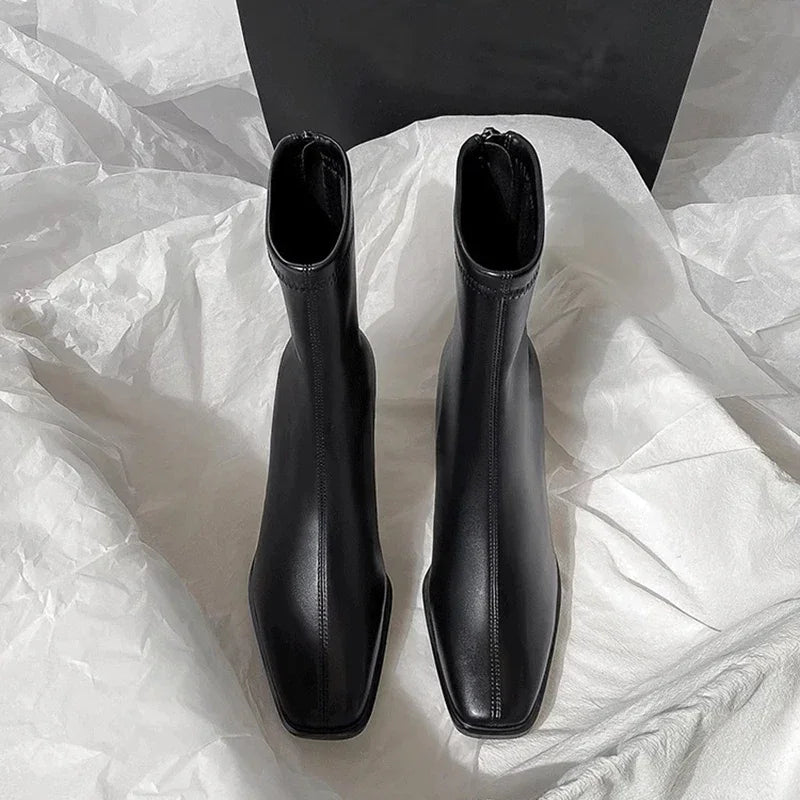 Vintage Warm Cotton Women Ankle Boots