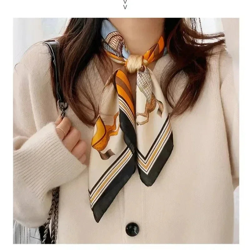 Luxury Silk Shawl Square Scarf