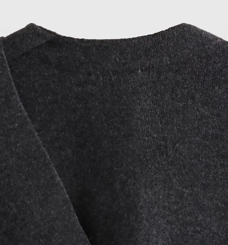 Winter Coats for Women Asymmetric Scarf Demi-season Jacket